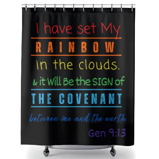 Rainbow, Chroma, Spectrum Splash, Colorburst Shower Curtains