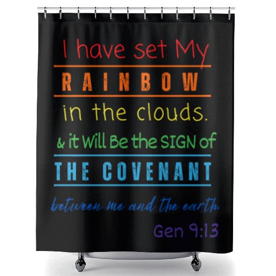 Rainbow, Chroma, Spectrum Splash, Colorburst Shower Curtains