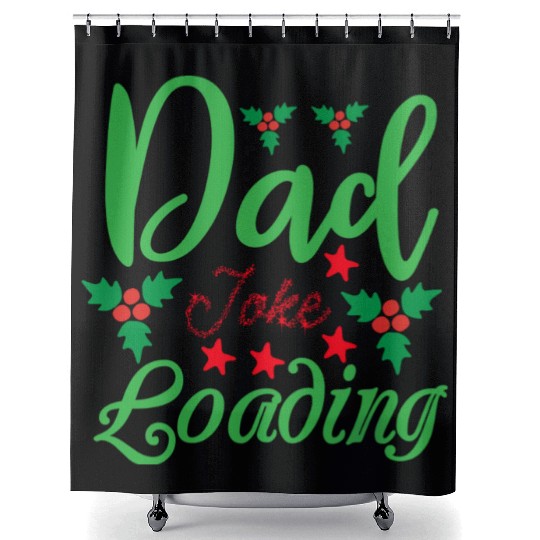 Dad Joke Loading Shower Curtains