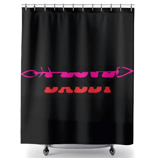 I Love Daddy Shower Curtains