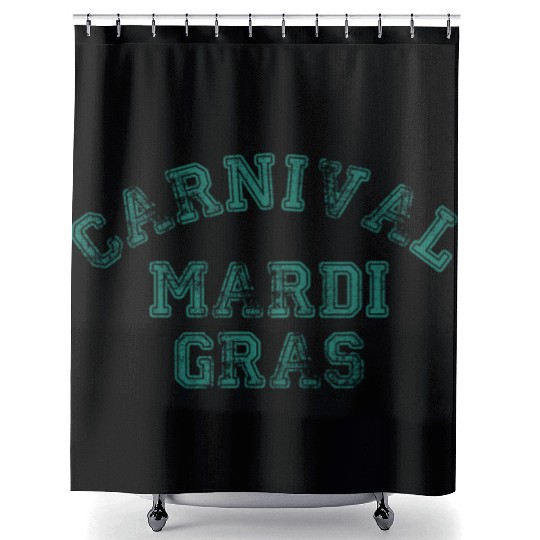Mardi Gras Carnival Fiesta Party Louisiana New Orl Shower Curtains