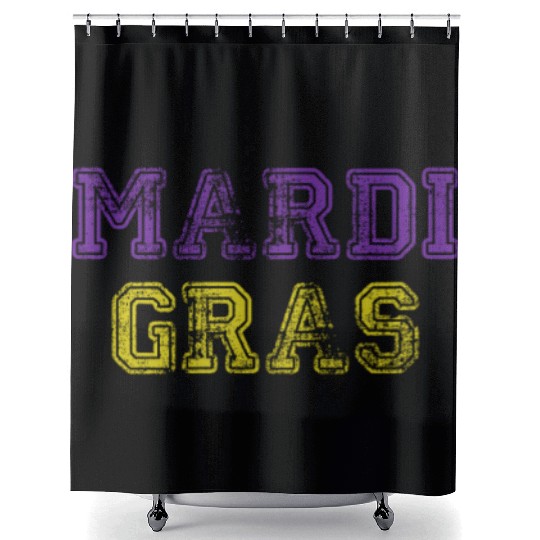 Mardi Gras Carnival Fiesta Party Louisiana New Orl Shower Curtains