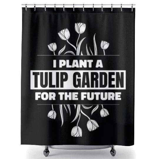 Tulip Gardening Tulips Shower Curtains