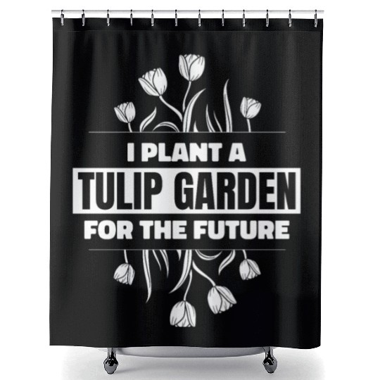 Tulip Gardening Tulips Shower Curtains