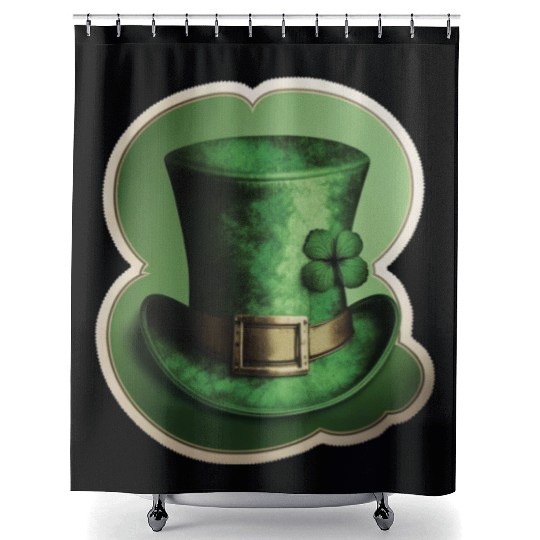 St Patrick's Day Novelty Irish Fancy Dress Leprech Shower Curtains