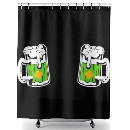 Irish beer Ireland St. Patrick's Day Shower Curtains