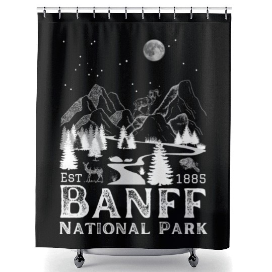 Banff National Park 1885 Shower Curtains