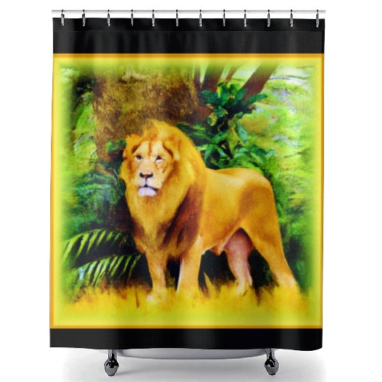 Lion King In The Jungle. Buy Now Shower Curtains