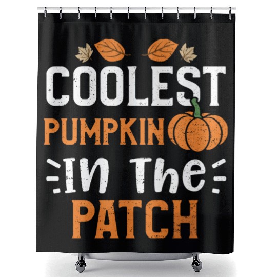 Coolest Pumpkin In The Patch Shower Curtains