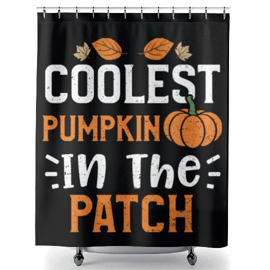 Coolest Pumpkin In The Patch Shower Curtains