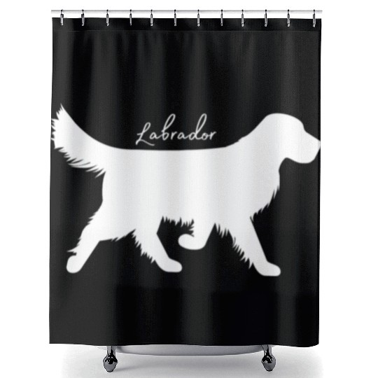 Labrador Retriever, Dog Lover Shower Curtains lovely lab