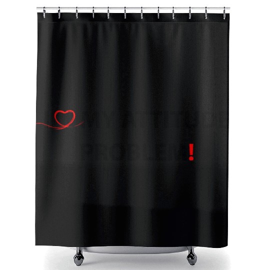 I Love My Attitude Problem Shower Curtains