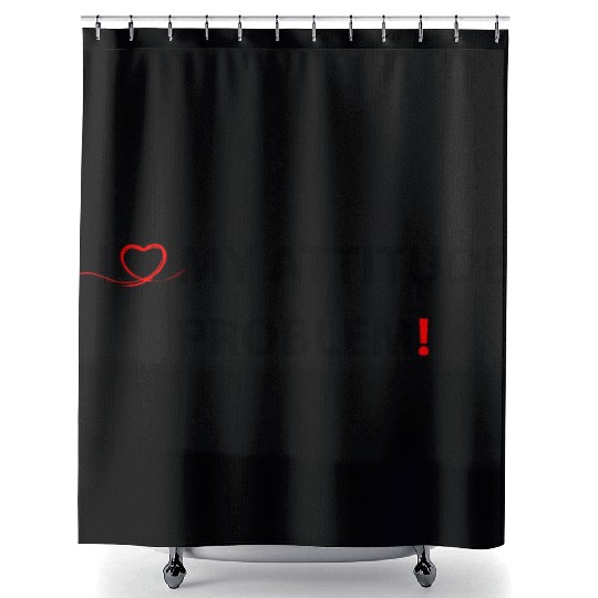 I Love My Attitude Problem Shower Curtains