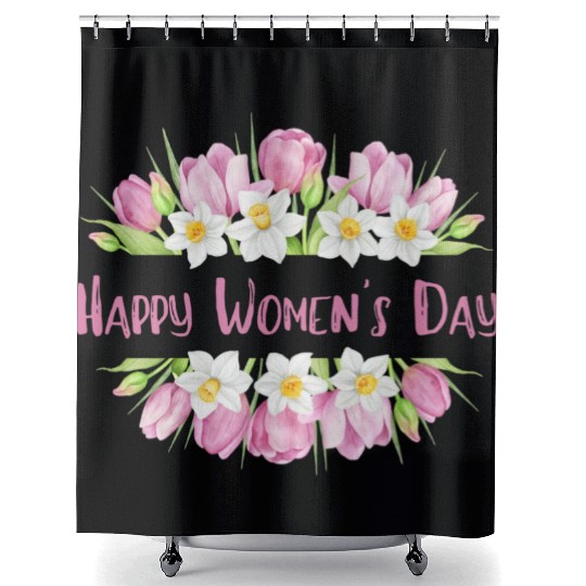 WOMEN'S DAY Shower Curtains