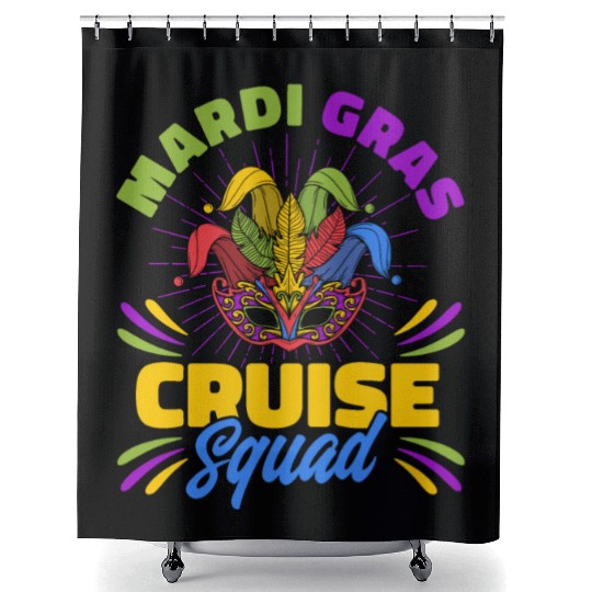 Mardi Gras Cruise Mardi Gras Mardi Gras Street Fes Shower Curtains