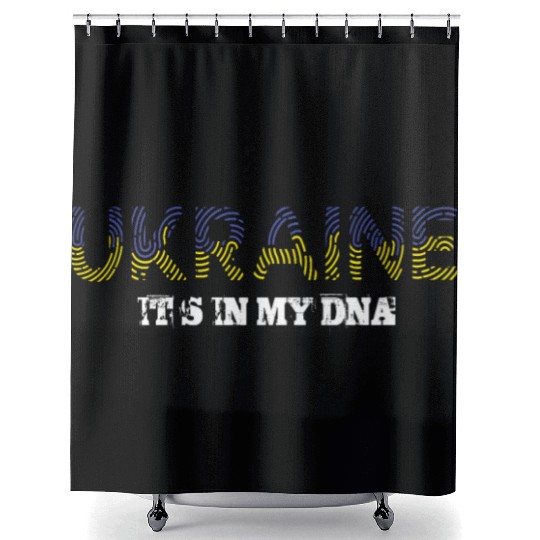 Ukraine Its In My Dna Shower Curtains