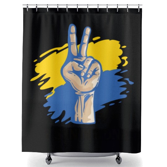 Ukraine Its In My Dna Shower Curtains