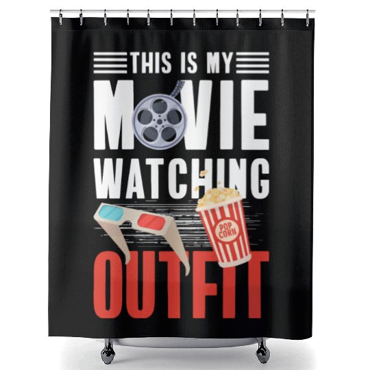 Movie Star Camera Film Festival Hollywood Shower Curtains