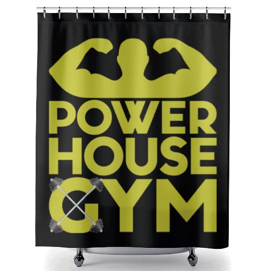 Powerhouse Gym Shower Curtains