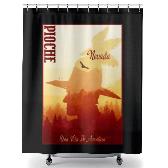 Pioche Nevada wild west town Shower Curtains