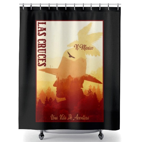 Las Cruces New Mexico wild west town Shower Curtains