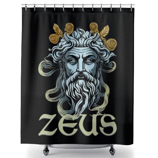 Greek God Zeus Greece Ancient Mythology Shower Curtains