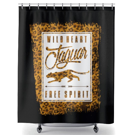 Jaguar Spirit Tribal Gift Idea Shower Curtains