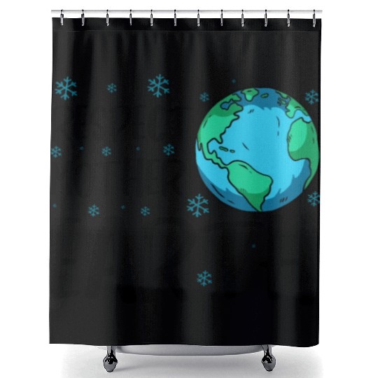 Respect Mother Earth Nature Environment Awareness Shower Curtains