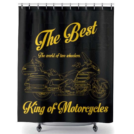 Goldwings King Of Motorcycles Shower Curtains