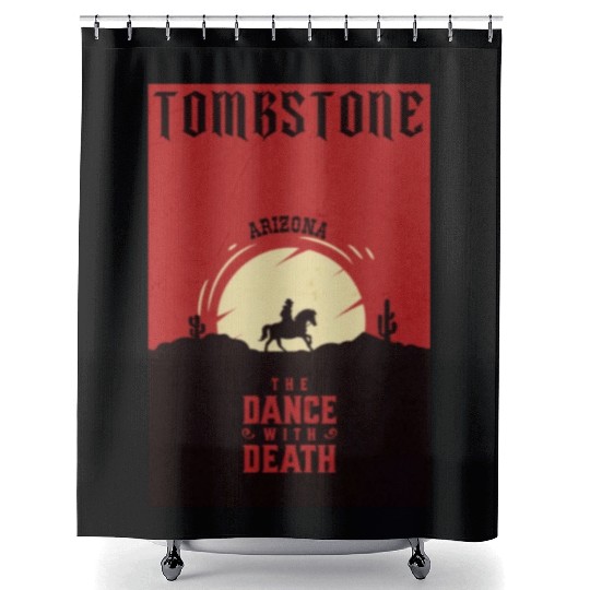 Tombstone Arizonna wild west town Shower Curtains