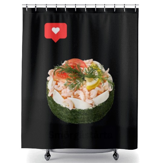 Swedish Sandwich Cake Shower Curtains
