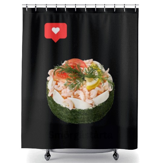 Swedish Sandwich Cake Shower Curtains