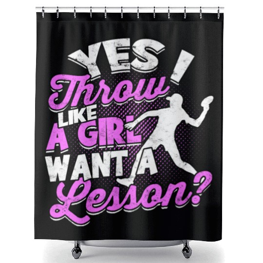 Ultimate Frisbee Importanter Disc Golf Ultimate Shower Curtains