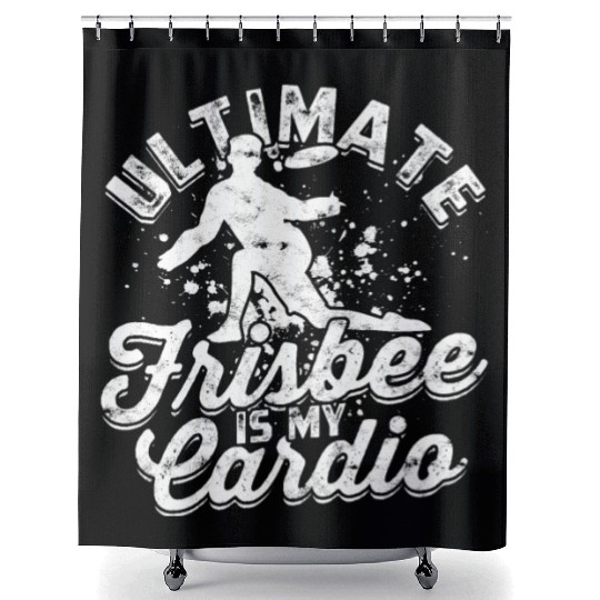 Ultimate Frisbee Importanter Disc Golf Ultimate Shower Curtains