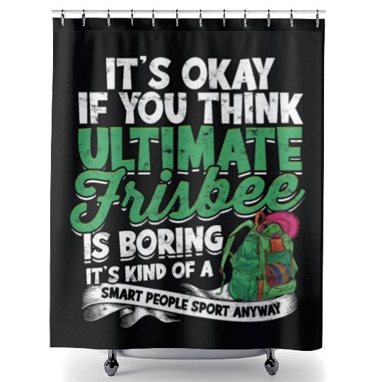 Ultimate Frisbee Importanter Disc Golf Ultimate Shower Curtains