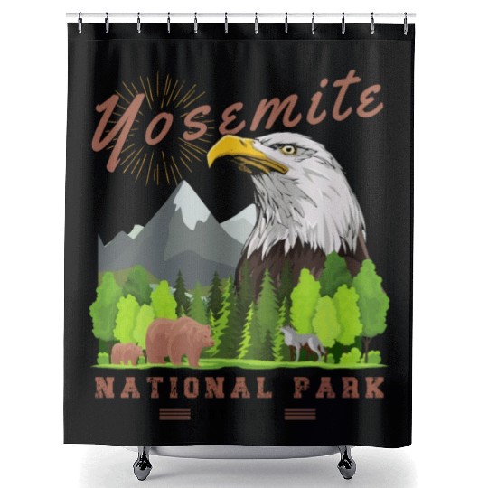 Yosemite National Park Shower Curtains
