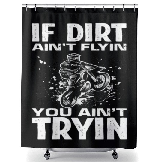 Motocross Kids Motocross Mud Shower Curtains