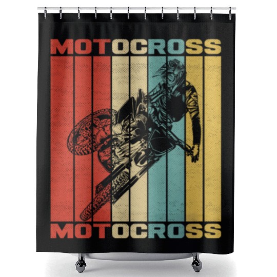 Motocross Shower Curtains
