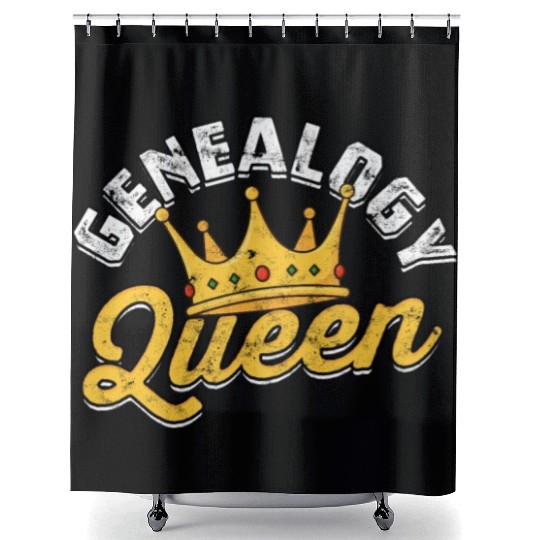 Genealogy Family Historian Ancestry Genealogist Shower Curtains