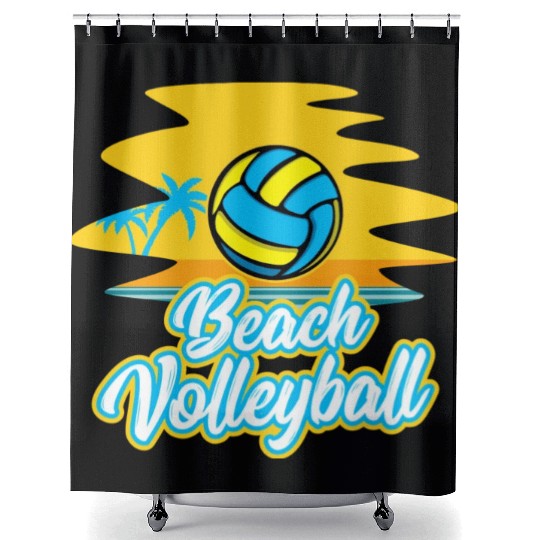 Volleyball Sport Lover Beach Volleyball Player Shower Curtains