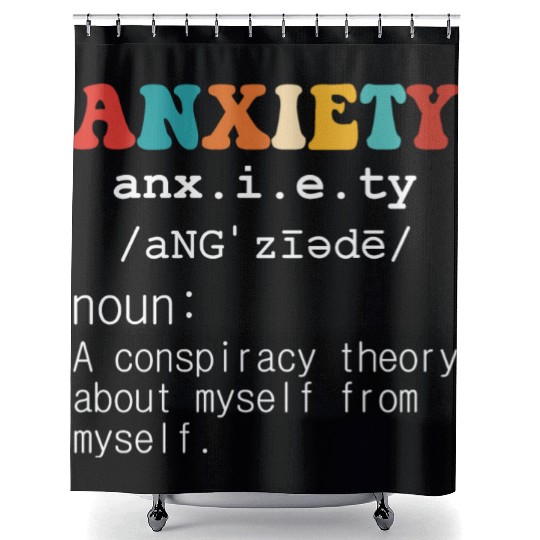 Anxiety A Conspiracy Theory About Myself From Myse Shower Curtains