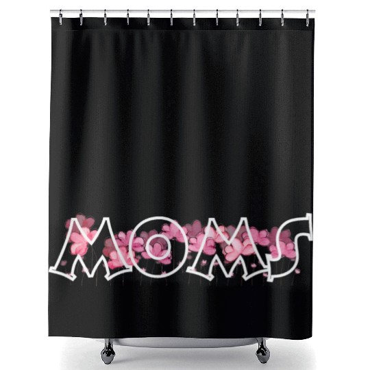 I love muscle mommies Shower Curtains