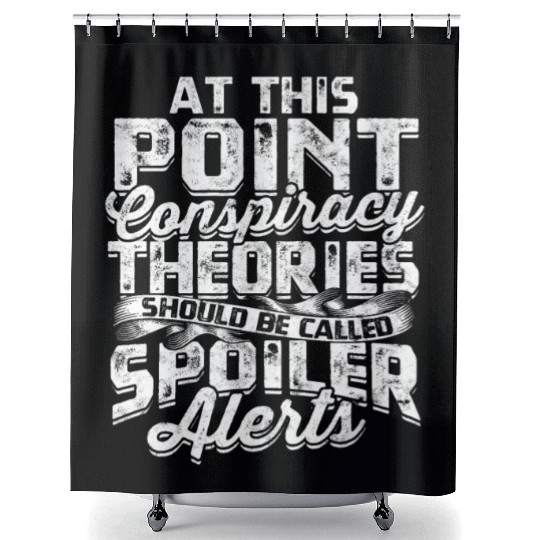 Conspiracy Theorist Theory Science Fiction Shower Curtains