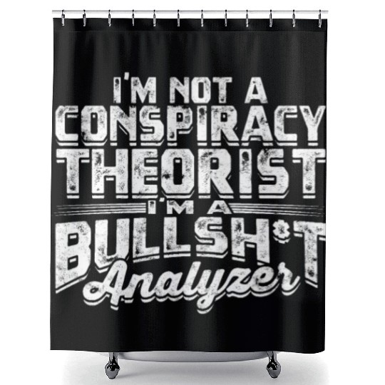 Conspiracy Theorist Theory Science Fiction Shower Curtains