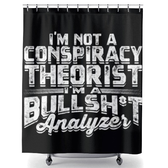 Conspiracy Theorist Theory Science Fiction Shower Curtains
