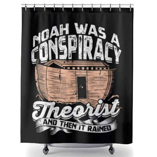 Conspiracy Theorist Theory Science Fiction Shower Curtains