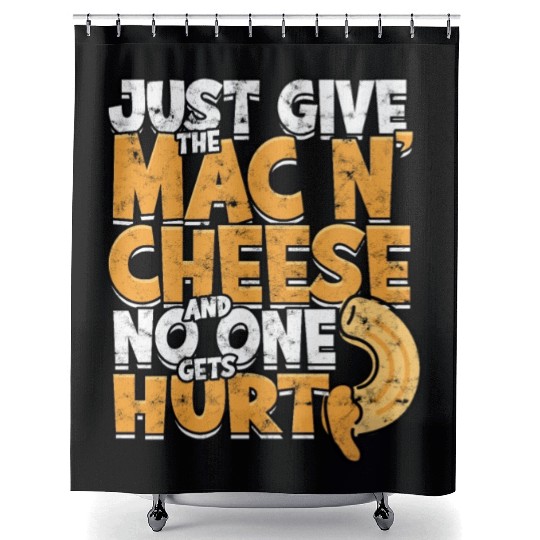 Mac N' Cheese Taster Pasta Food Macaroni Shower Curtains