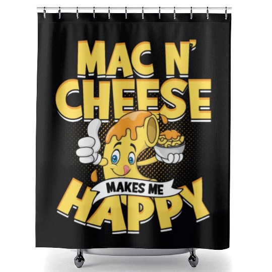 Mac N' Cheese Taster Pasta Food Macaroni Shower Curtains