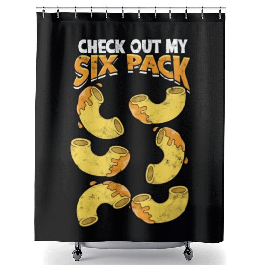 Mac N' Cheese Taster Pasta Food Macaroni Shower Curtains