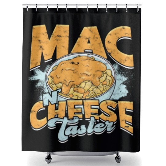 Mac N' Cheese Taster Pasta Food Macaroni Shower Curtains